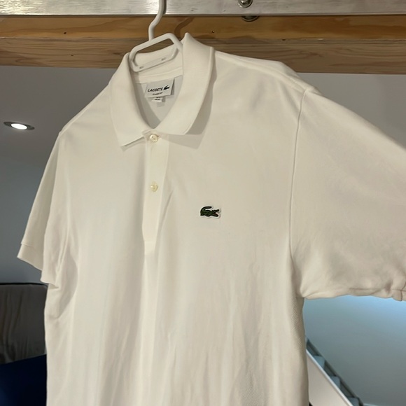 Polo Lacoste blanc taille M - Picture 1 of 4